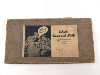 "Schach Dame und Mühle" Ein Gruß aus...