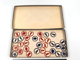 "Schach Dame und Mühle" Ein Gruß aus der Heimat . Guter Zustand