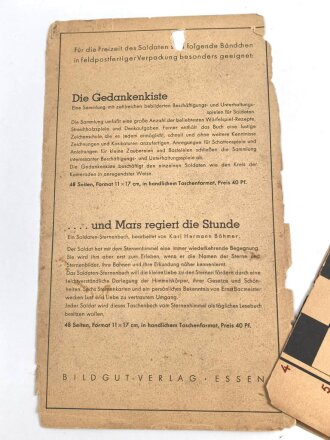 "Kamerad spiel mit" Feldpostausgabe, unvollständig, defekt