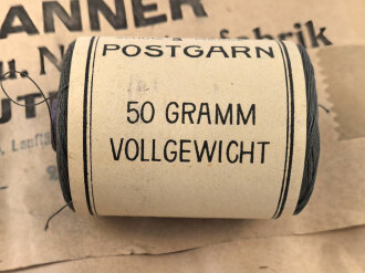 Rolle 50 Gramm " Anner´s Postgarn" Feldgrau . Sie erhalten eine ( 1 ) Rolle aus der originalen Umverpackung.