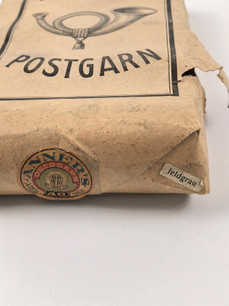 Rolle 50 Gramm " Anner´s Postgarn" Feldgrau . Sie erhalten eine ( 1 ) Rolle aus der originalen Umverpackung.