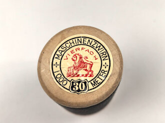 Rolle 1000 Meter "Maschinenzwirn Vierfach" Feldgrau . Sie erhalten eine ( 1 ) Rolle