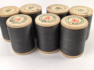 Rolle 1000 Meter "Maschinenzwirn Vierfach" Feldgrau . Sie erhalten eine ( 1 ) Rolle