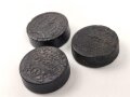 Drei Stück  Wachs für Lederzeug, Durchmesser je ca. 4cm