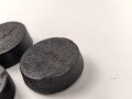 Drei Stück  Wachs für Lederzeug, Durchmesser je ca. 4cm