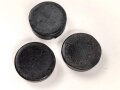 Drei Stück  Wachs für Lederzeug, Durchmesser je ca. 4cm