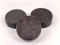 Drei Stück  Wachs für Lederzeug, Durchmesser je ca. 4cm