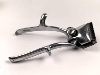 Kriegsmarine, Haarschneider "Pränafa Solingen" Die Kriegsmarine Abnahme ist mit vernickelt.