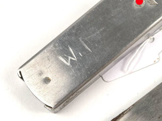 Vierteiliges Besteck Wehrmacht"  H.& k.H 41 / 42", zusammengehörig, nicht gereinigt