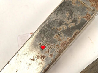 Vierteiliges Besteck Wehrmacht"  879 ", zusammengehörig, nicht gereinigt