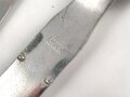Vierteiliges Besteck Wehrmacht"  879 ", zusammengehörig, nicht gereinigt