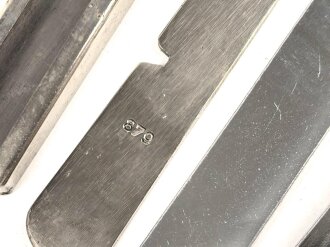Vierteiliges Besteck Wehrmacht"  879 ", zusammengehörig, nicht gereinigt