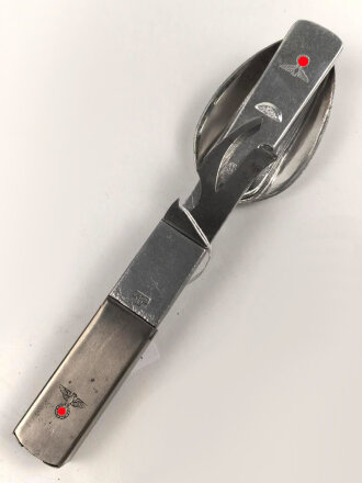 Vierteiliges Besteck Wehrmacht"  C & C.W.43", zusammengehörig, ungebraucht, nicht gereinigt