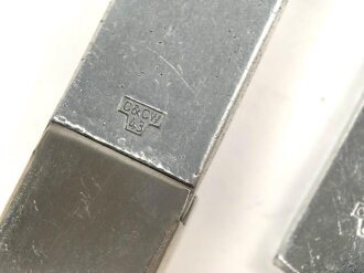 Vierteiliges Besteck Wehrmacht"  C & C.W.43", zusammengehörig, ungebraucht, nicht gereinigt