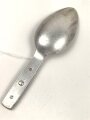 Gabel / Löffel Kombi Wehrmacht aus Aluminium , datiert 1940, ungereinigt