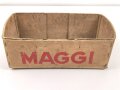 Unterteil einer Umverpackung " Maggi´s Würze 2 Flaschen Nr.6" Maße 21 x 40 x 14cm. Ungereinigt