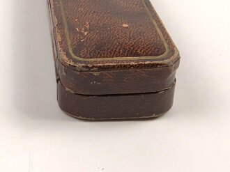 Schmucketui "Juwelier Ressing , Düsseldorf , Adolf Hitlerplatz 11" Guter Zustand, Breite 22cm