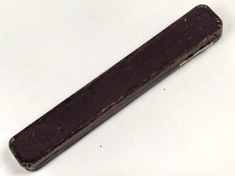 Schmucketui "Juwelier Ressing , Düsseldorf , Adolf Hitlerplatz 11" Guter Zustand, Breite 22cm