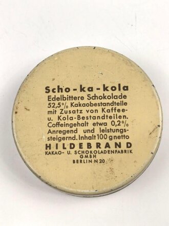 "Scho-ka-kola Sportschokolade" Leere Dose in gutem Zustand, selten