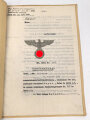 Urkunde von einem Notar an ein Polizeihauptwachtmeisterehepaar aus Nürnberg, über DIN A4, datiert 1938