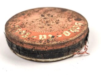 Scho-ka-kola Dose Wehrmacht Packung datiert 1941, ungeöffnet mit dem originalen Inhalt