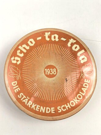 Scho-ka-kola Dose Wehrmacht Packung datiert 1938