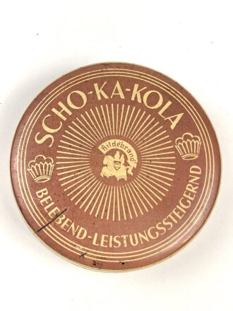 Scho-ka-kola Dose , zivile Ausführung aus der Zeit des 2. Weltkrieg