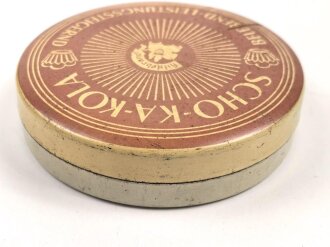 Scho-ka-kola Dose , zivile Ausführung aus der Zeit des 2. Weltkrieg