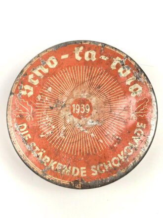 Scho-ka-kola Dose Wehrmacht Packung datiert 1938