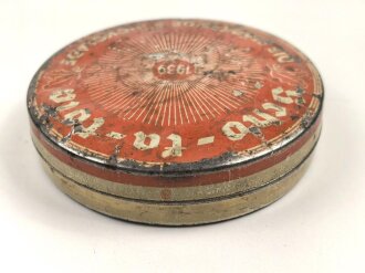 Scho-ka-kola Dose Wehrmacht Packung datiert 1938