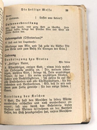 "Der Betende Soldate" Gebete für Männer im Waffendienst, 112 Seiten, DIN A6, stark gebraucht, 