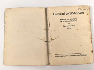 "Liederbuch der Wehrmacht" 80 Seiten, DIN A6,...
