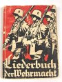 "Liederbuch der Wehrmacht" 80 Seiten, DIN A6, stark gebraucht, Einband lose