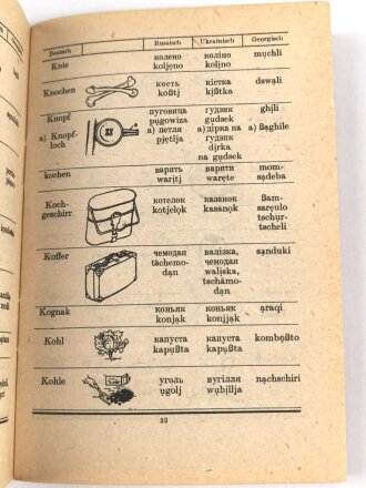 "Meyers Bildsprachfüher - Deutsch russisch ukrainisch georgisch" 127 Seiten, DIN A6, gebraucht
