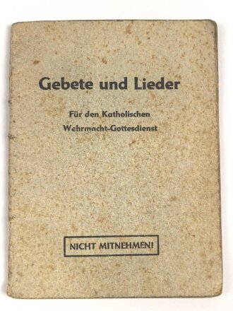 "Gebete und Lieder" Für den Katholischen...