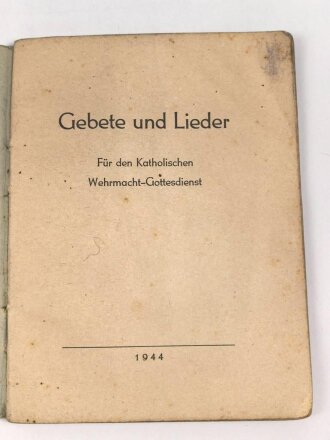 "Gebete und Lieder" Für den Katholischen...