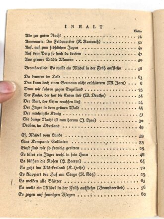 "Das neue Soldaten-Liederbuch" , Textbuch mit...