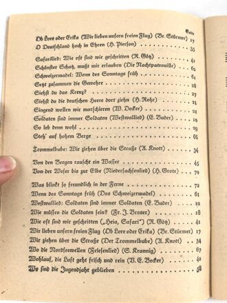 "Das neue Soldaten-Liederbuch" , Textbuch mit Melodien 2 stimmig,Band II, 80 Seiten, gebraucht