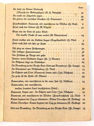 "Das neue Soldaten-Liederbuch" , Textbuch mit Melodien 2 stimmig, Band 3, 80 Seiten, gebraucht