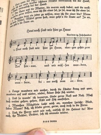 "Das neue Soldaten-Liederbuch" , Textbuch mit Melodien 2 stimmig, Band 3, 80 Seiten, gebraucht