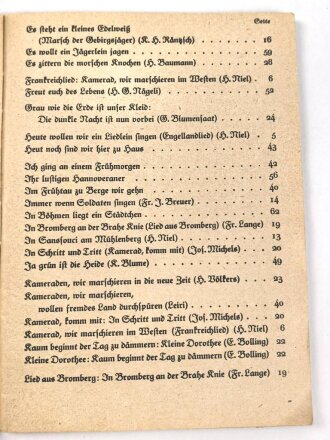 "Das neue Soldaten-Liederbuch" , Textbuch mit Melodien 2 stimmig, Band 3, 80 Seiten, gebraucht