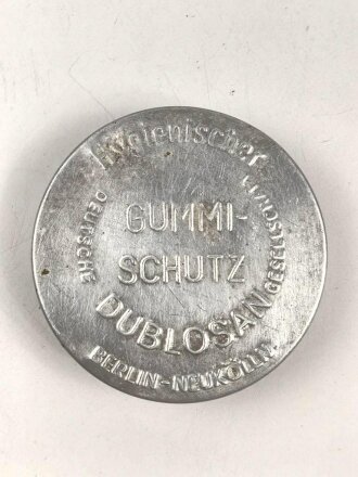 "Dublosan" Gummi Schutz in Umverpackung aus Aluminium