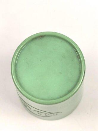 "Odol" Zahnputzbecher grün, Höhe 85mm, ein Riss.