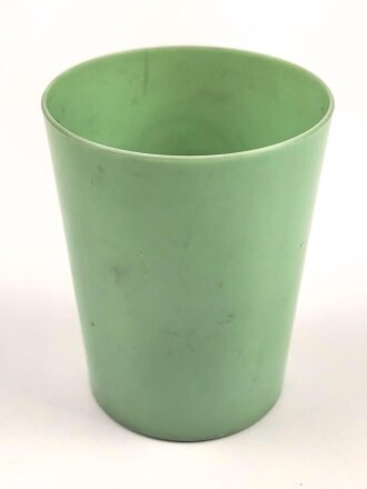 "Odol" Zahnputzbecher grün, Höhe 85mm, ein Riss.