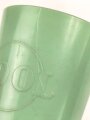 "Odol" Zahnputzbecher grün, Höhe 85mm, ein Riss.