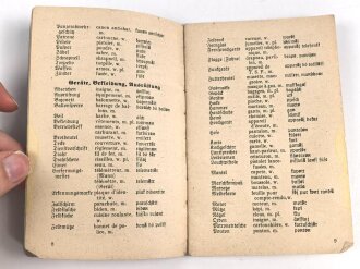 "Wehrmacht Sprachführer - Deutsch/Französisch" 55 Seiten, DIN A6, gebraucht