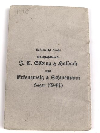 "Wehrmacht Sprachführer - Deutsch/Französisch" 55 Seiten, DIN A6, gebraucht