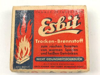 Pack " Esbit Trocken Brennstoff" Erich Schumm...