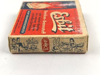 Pack " Esbit Trocken Brennstoff" Erich Schumm Murrhardt ( ab 1943 ) , ungeöffnet