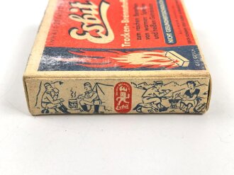 Pack " Esbit Trocken Brennstoff" Erich Schumm Murrhardt ( ab 1943 ) , ungeöffnet
